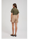 Moodo Smeđe ženske kratke hlače Moodo