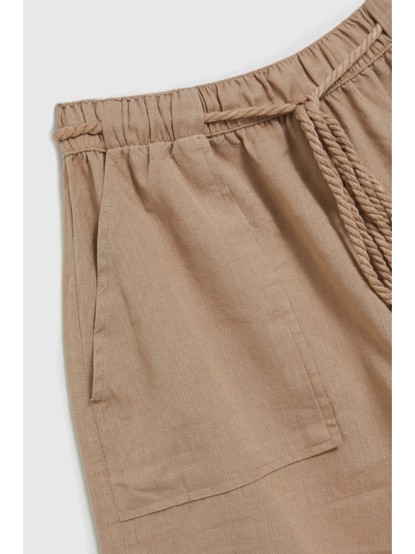 Moodo Smeđe ženske kratke hlače Moodo