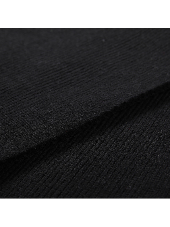 ALPINE PRO Pletena kružna šal ALPINE PRO EUKENE crna