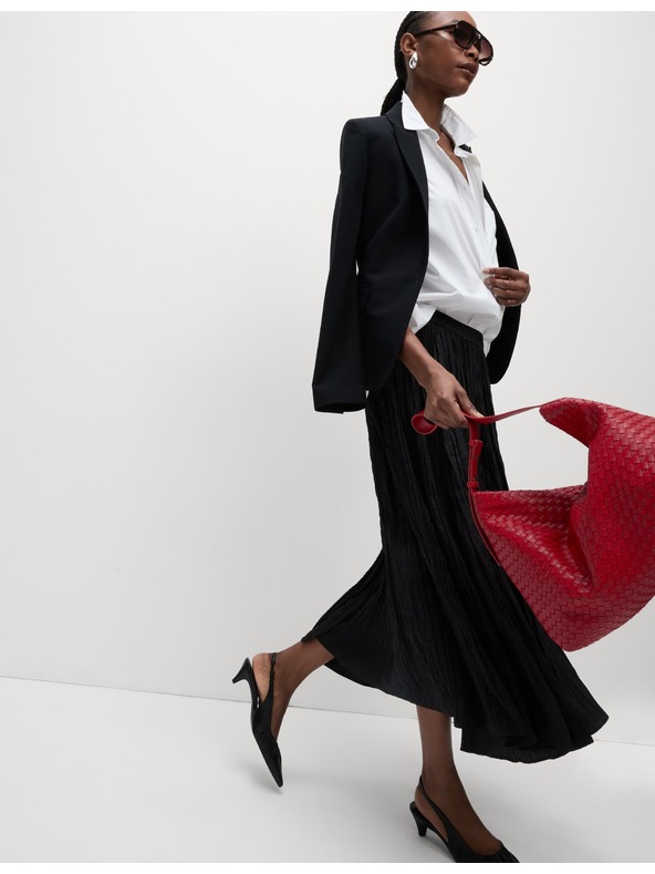 Marks & Spencer Naborana elastična midi suknja Marks & Spencer