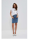 Moodo Plava ženska traper suknja Moodo