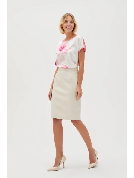 Moodo Bež ženska suknja Moodo