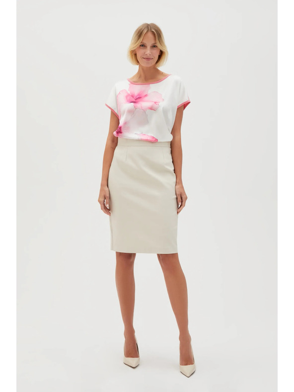 Moodo Bež ženska suknja Moodo