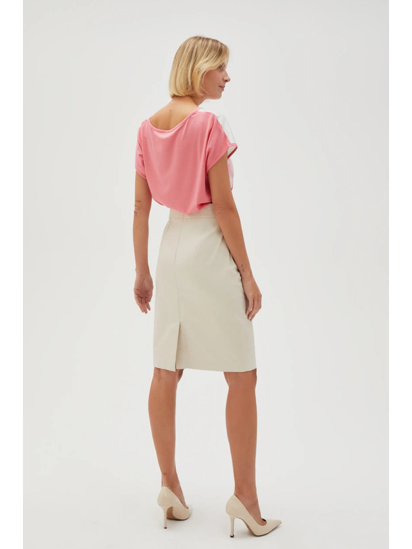 Moodo Bež ženska suknja Moodo