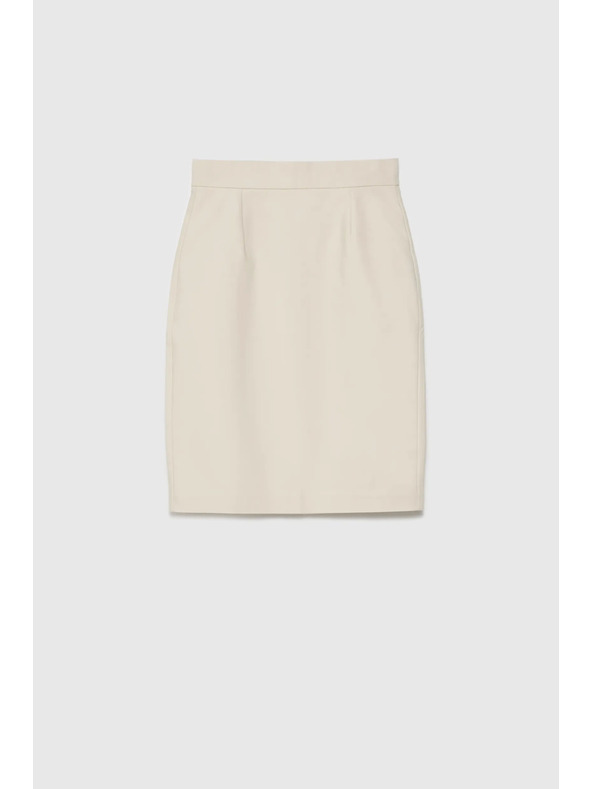 Moodo Bež ženska suknja Moodo