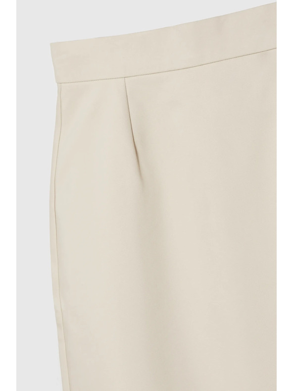 Moodo Bež ženska suknja Moodo