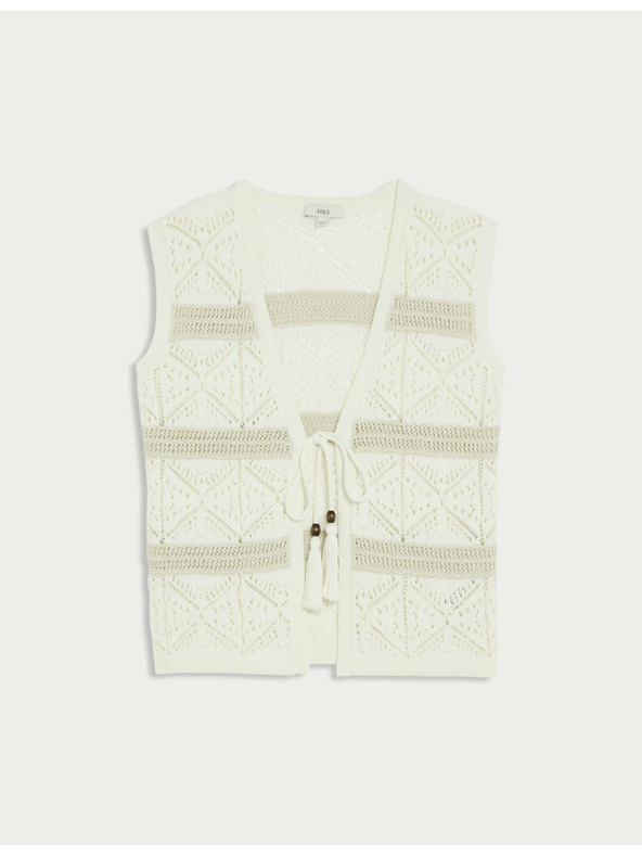 Marks & Spencer Sužena teksturirana prsluk Marks & Spencer