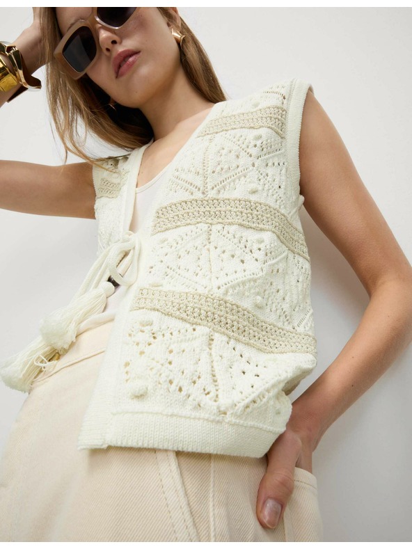 Marks & Spencer Sužena teksturirana prsluk Marks & Spencer