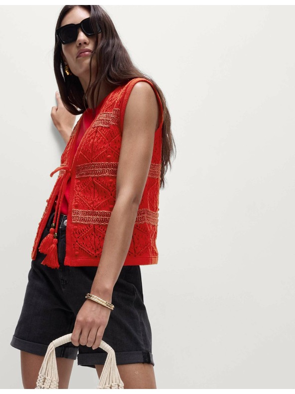 Marks & Spencer Sužena teksturirana skraćena prsluk Marks & Spencer