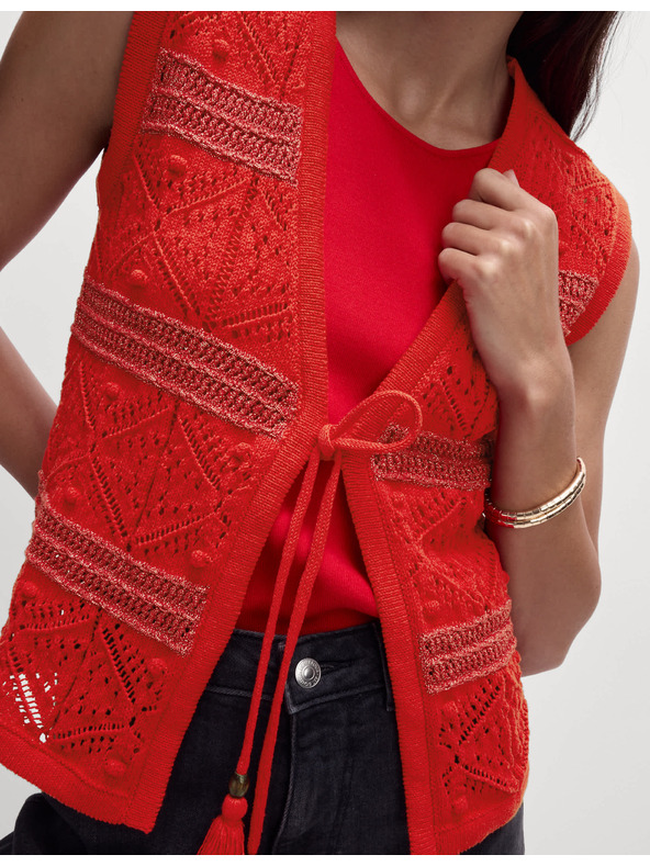 Marks & Spencer Sužena teksturirana skraćena prsluk Marks & Spencer