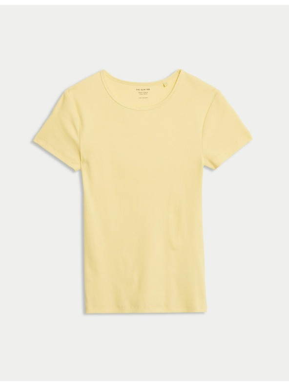 Marks & Spencer Uska rebrasta majica s visokim udjelom pamuka Marks & Spencer