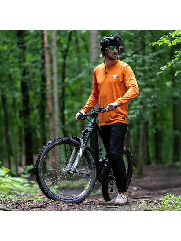 Horsefeathers Biciklistička majica Fury narančasta HORSEFEATHERS