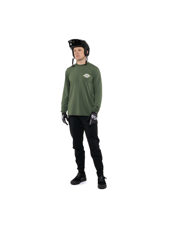 Horsefeathers Biciklistička majica Fury zelena HORSEFEATHERS