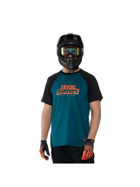 Horsefeathers Biciklistička majica Spike tirkizna HORSEFEATHERS