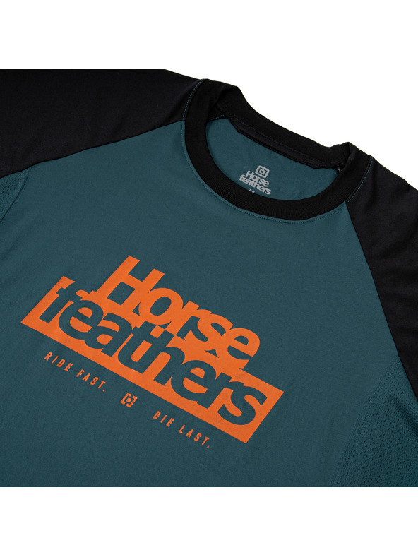 Horsefeathers Dječja biciklistička majica Spike tirkizna HORSEFEATHERS