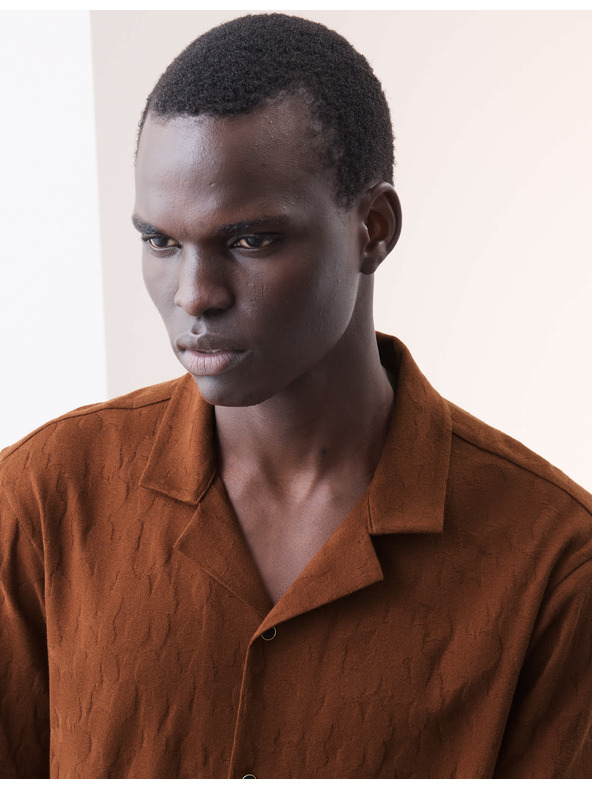 Marks & Spencer Teksturirana košulja od čiste pamučne tkanine Marks & Spencer