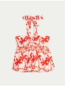 Marks & Spencer Plažni top od čiste pamučne tkanine, s printom Marks & Spencer crvena