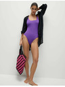 Marks & Spencer Teksturirani kupaći kostim s ovalnim izrezom Marks & Spencer ljubičasta