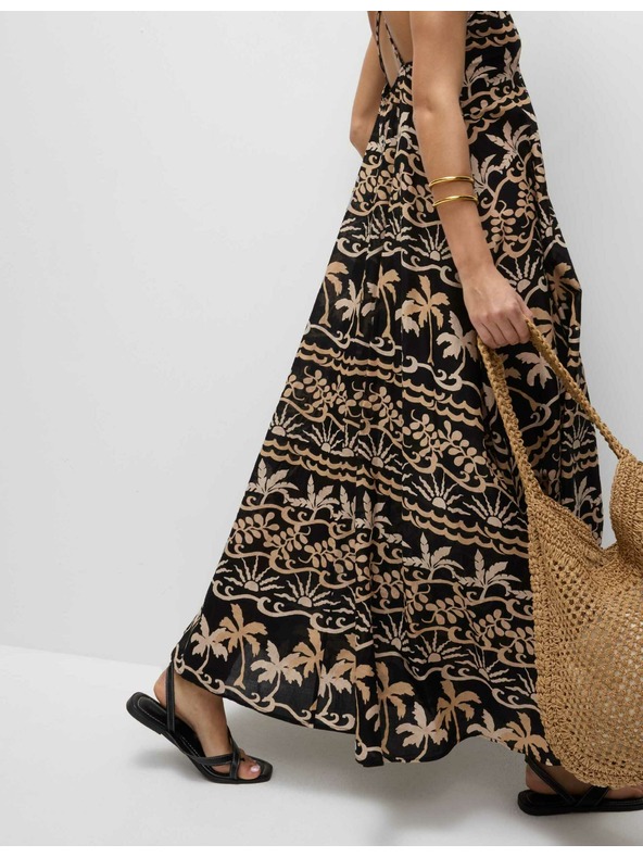 Marks & Spencer Plažne haljine s V-izrezom i printom, od čiste pamučne tkanine Marks & Spencer