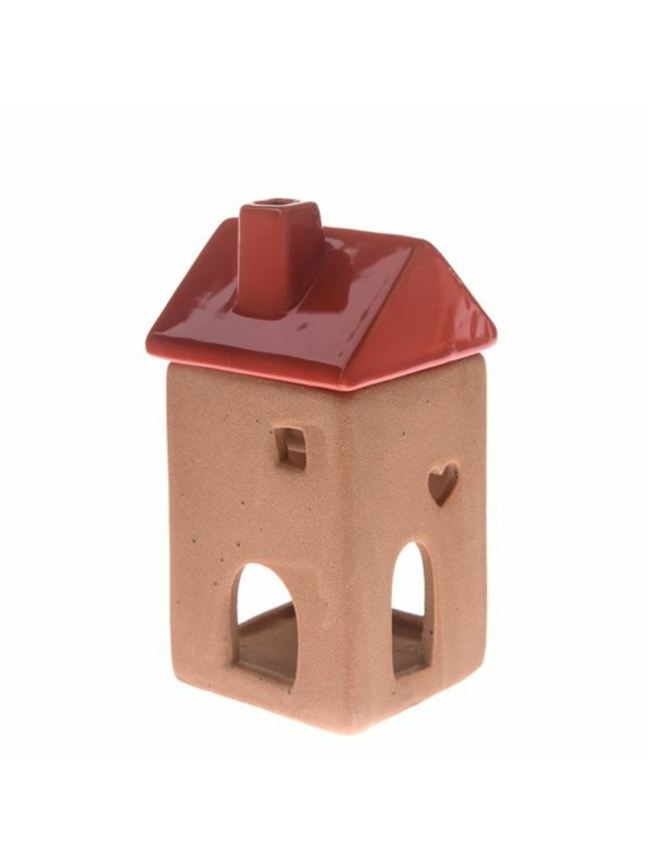 Casa de Engel Keramička aromska lampa - kućica, crvena, 0/60