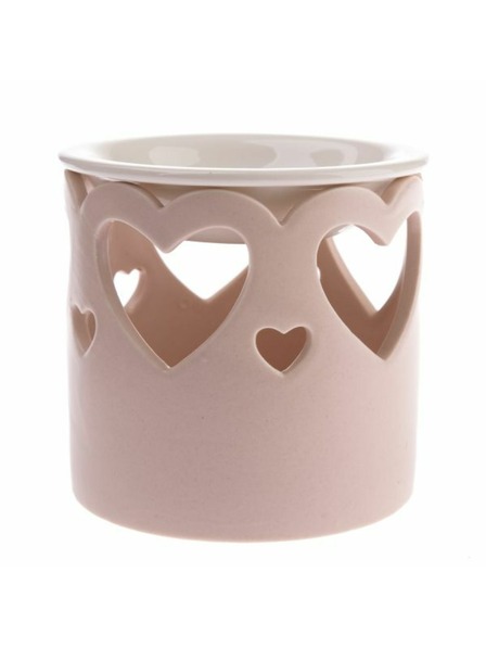 Casa de Engel Porculanska aromska lampa sa srcima, svijetlo ružičasta, 1/36