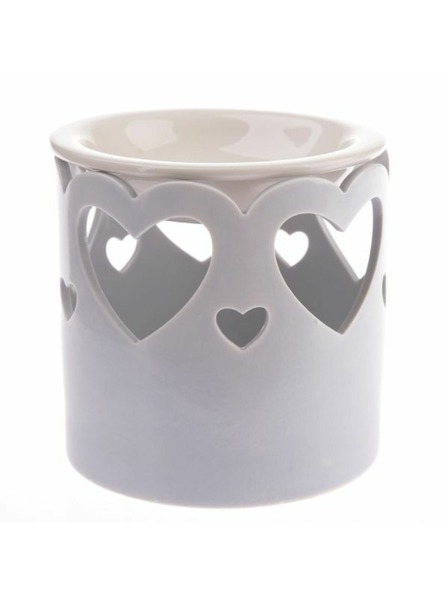 Casa de Engel Porculanska aromska lampa sa srcima, svijetlo ljubičasta, 1/36