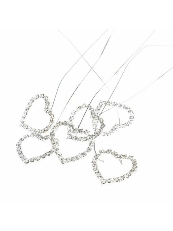 Casa de Engel Dekorativna srca na žici u kutiji - 6kom, 20/200