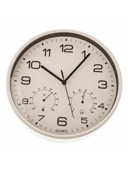 Casa de Engel Zidni sat s termometrom i mjerač vlage - 25cm, 1/20