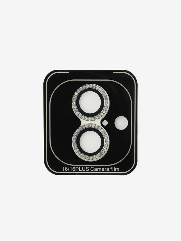 Guess Guess Fixed Glitter Zaštita leća za iPhone 16/16 Plus zlatna