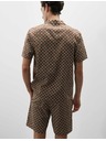 Marks & Spencer Pidžama top s geometrijskim printom Marks & Spencer smeđa