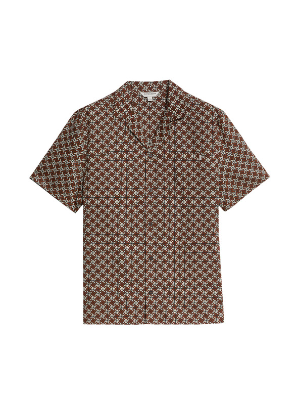 Marks & Spencer Pidžama top s geometrijskim printom Marks & Spencer smeđa