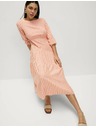 Marks & Spencer Asimetrične midi plaže haljine s visokim udjelom lana Marks & Spencer narančasta