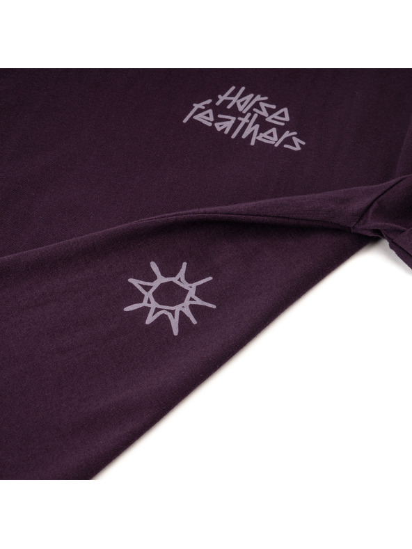 Horsefeathers Ženska majica ljubičasta HORSEFEATHERS