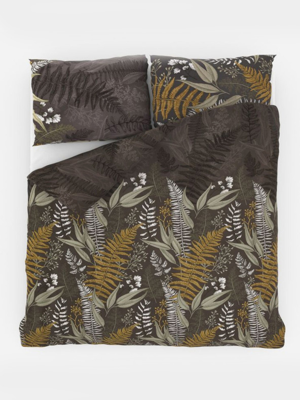 Kvalitex Satensko francusko posteljno rublje LUXURY COLLECTION 1+2, 240x200, 70x90cm PAPRAT