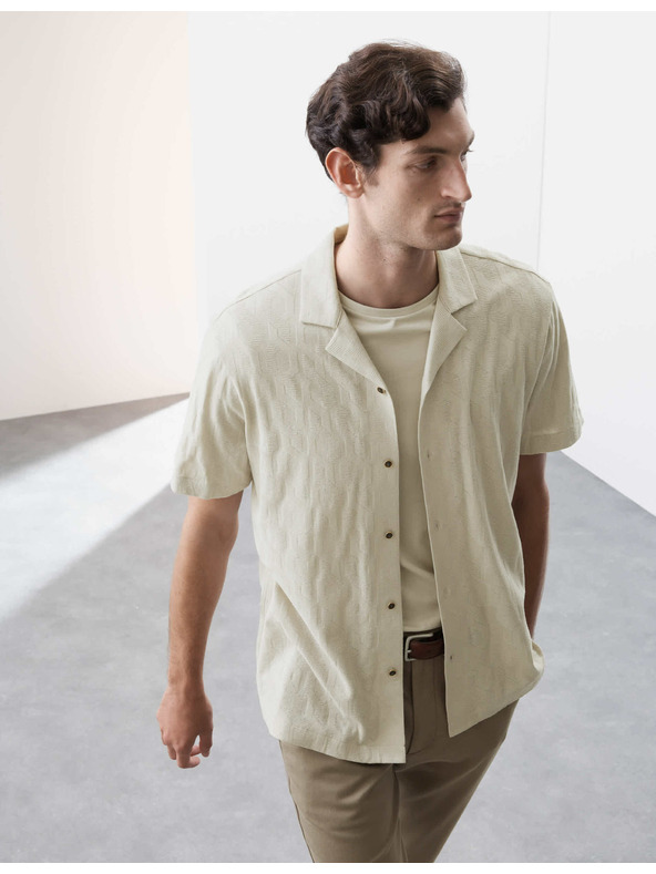 Marks & Spencer Teksturirana košulja od čiste pamučne tkanine Marks & Spencer