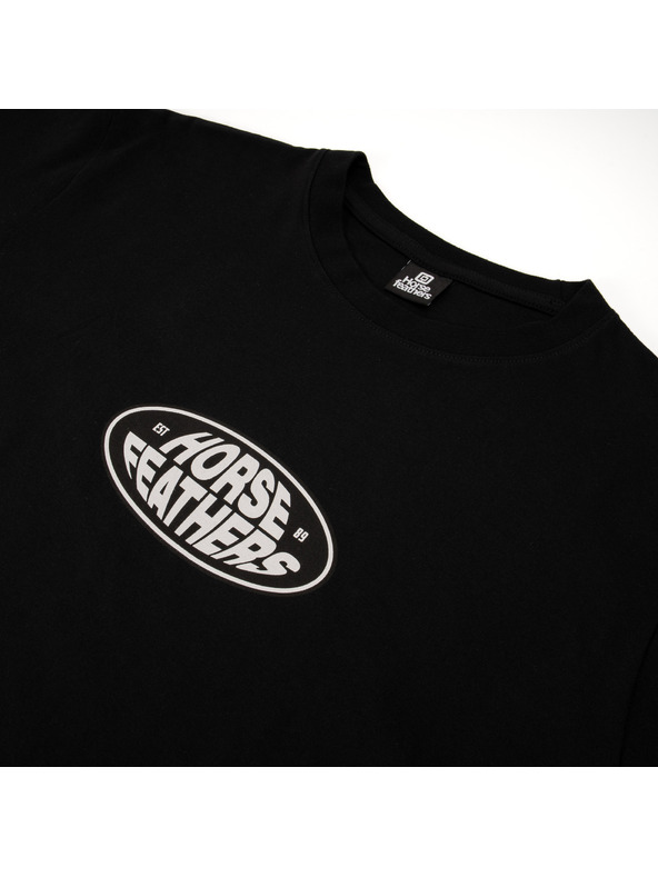 Horsefeathers Majica Dynamo - crna HORSEFEATHERS