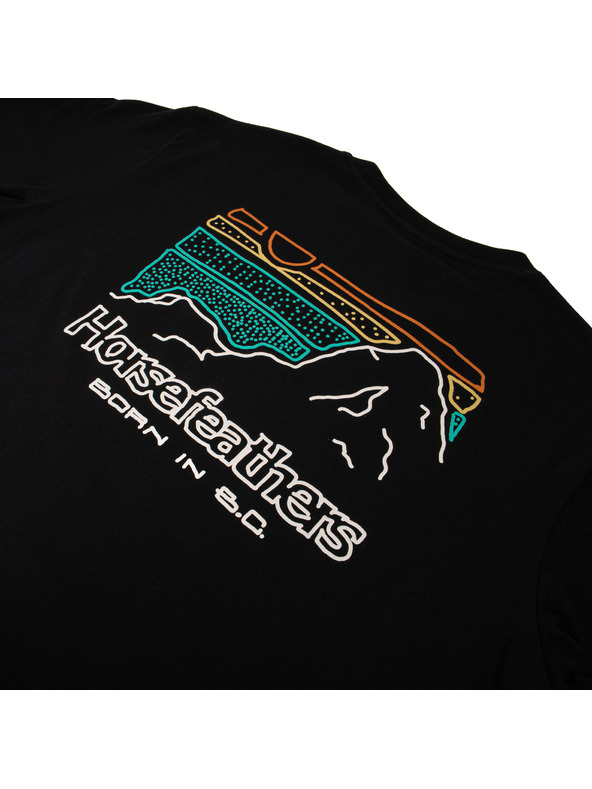 Horsefeathers Majica Diary crna HORSEFEATHERS