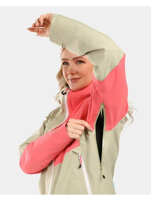 Kilpi Ženska hardshell vodootporna jakna Kilpi MAMBA-W Bež