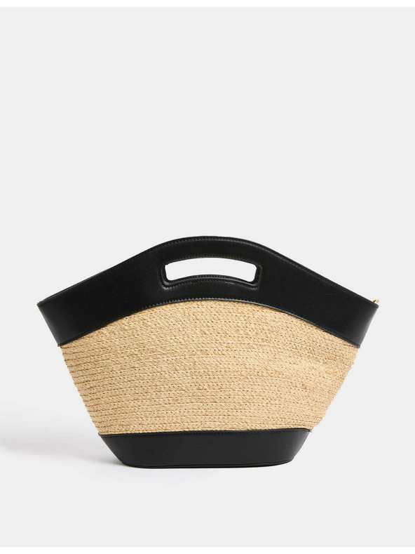 Marks & Spencer Slamnata torba preko ramena Marks & Spencer crna