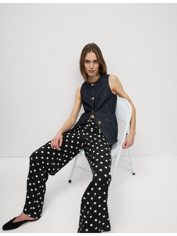 Marks & Spencer Široke hlače sa životinjskim printom Marks & Spencer