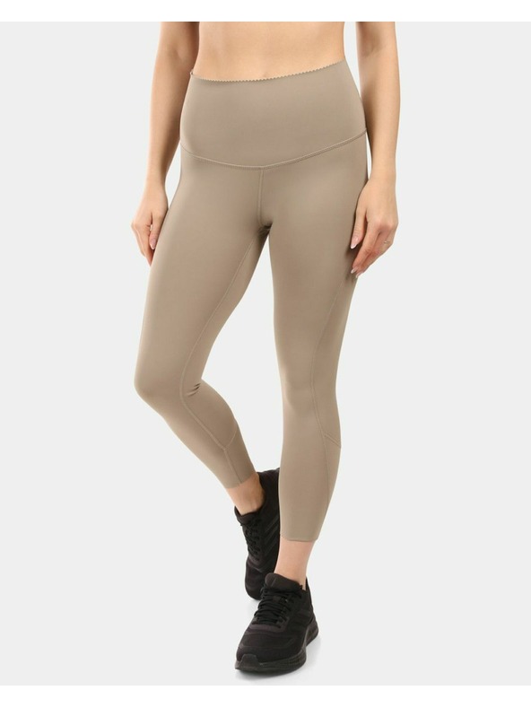 Kilpi Ženske fitness tajice Kilpi RIVIAN-W, sa OPTI-DRY funkcijom Khaki