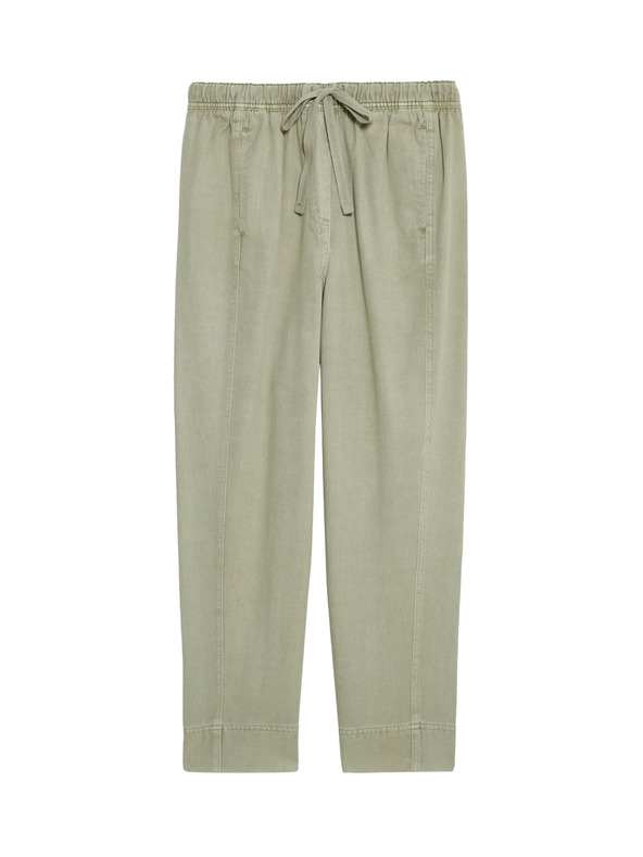 Marks & Spencer Obojene rastezljive uske hlače sa štrafikama Marks & Spencer zelena