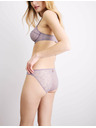 Marks & Spencer Čipkaste visoko strižene gaćice Rosa Marks & Spencer ljubičasta
