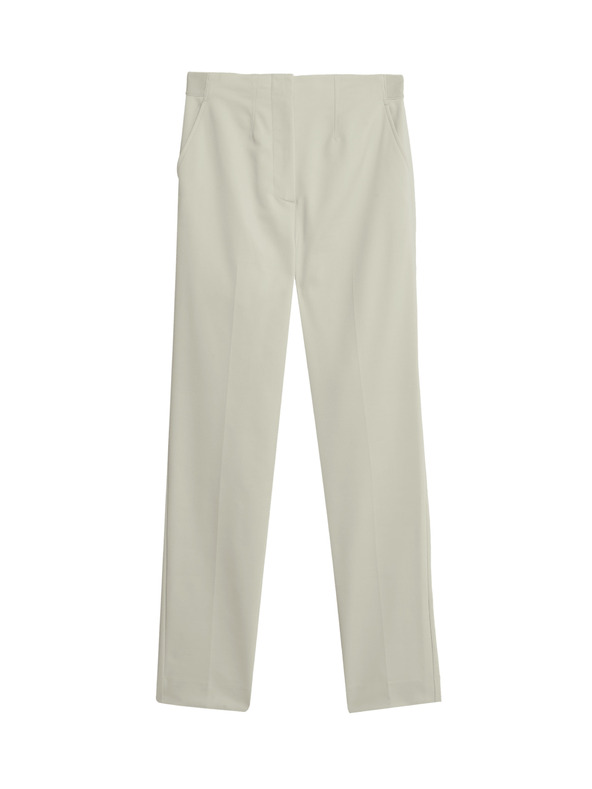 Marks & Spencer Uske gležnjače hlače od pamučne mješavine Marks & Spencer bež