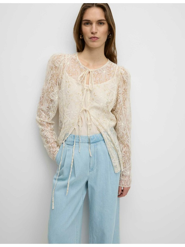 Marks & Spencer Широке фармерке с високим струком, izrađene po mjeri Marks & Spencer mornarsko plava