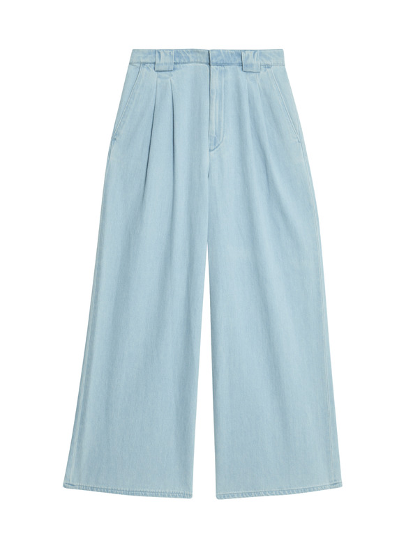 Marks & Spencer Широке фармерке с високим струком, izrađene po mjeri Marks & Spencer mornarsko plava