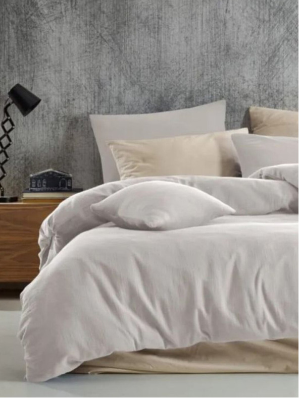 Kvalitex Muslin posteljina 140x200, 70x90cm krem Kvalitex