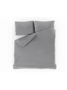 Kvalitex Svileni komplet posteljine s prugama 140x200, 70x90cm svijetlo siva Kvalitex