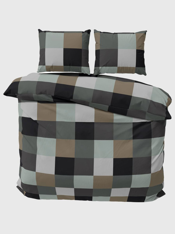 Kvalitex Francuska posteljina viskon WOODY collection 200x200, 70x90cm DION