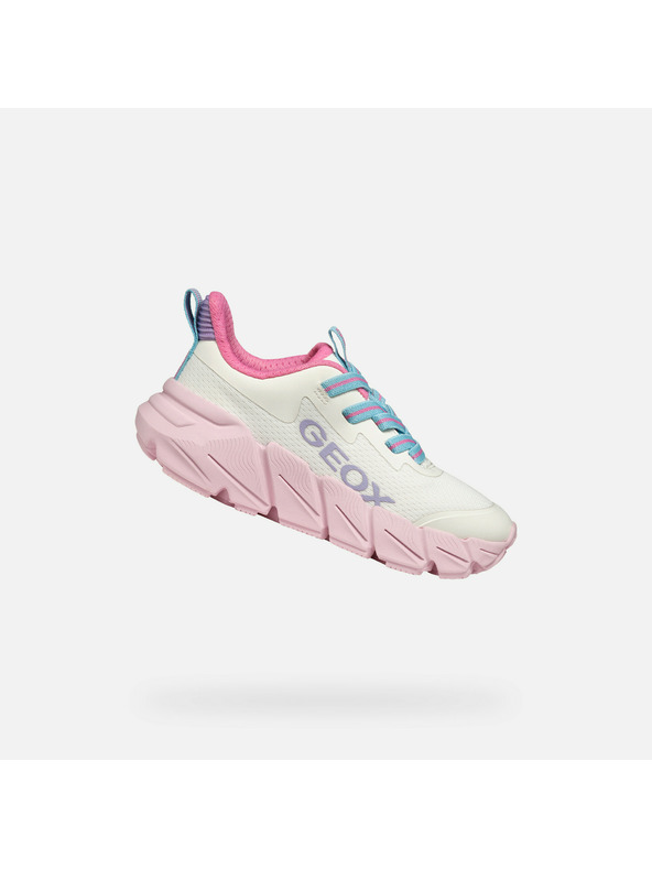 Geox Bijele djevojačke tenisice Geox Flexyper Fast